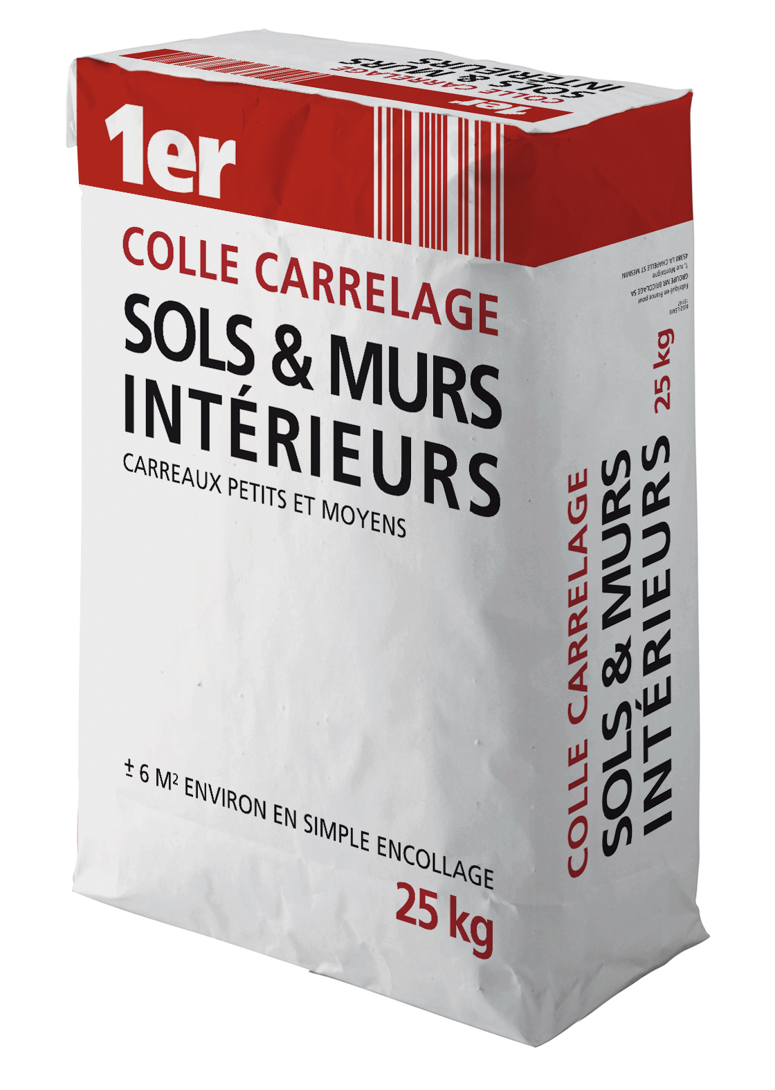 Mortier-colle carrelage sol et mur intérieur - 1ER
